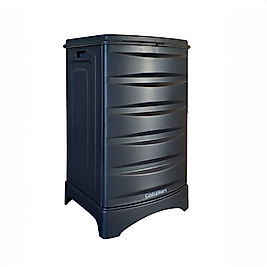 107 Mat Siyah Turbo Mini Kovalı Soba